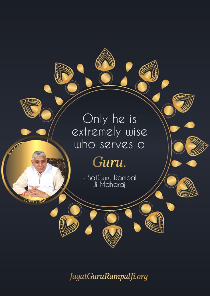 Santosh794976's tweet photo. #GodMorningThursday 
Only he is extremely wise who serves a Guru.
      - Satguru Rampal Ji Maharaj 
#ThursdayThoughts

Spiritual Knowledge
Spiritual Thoughts https://t.co/Ut2yfCvAsZ
