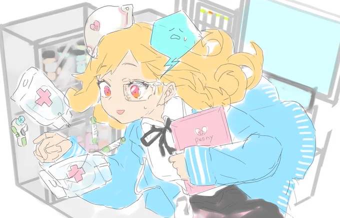 次のファンアートラフwip~!! 