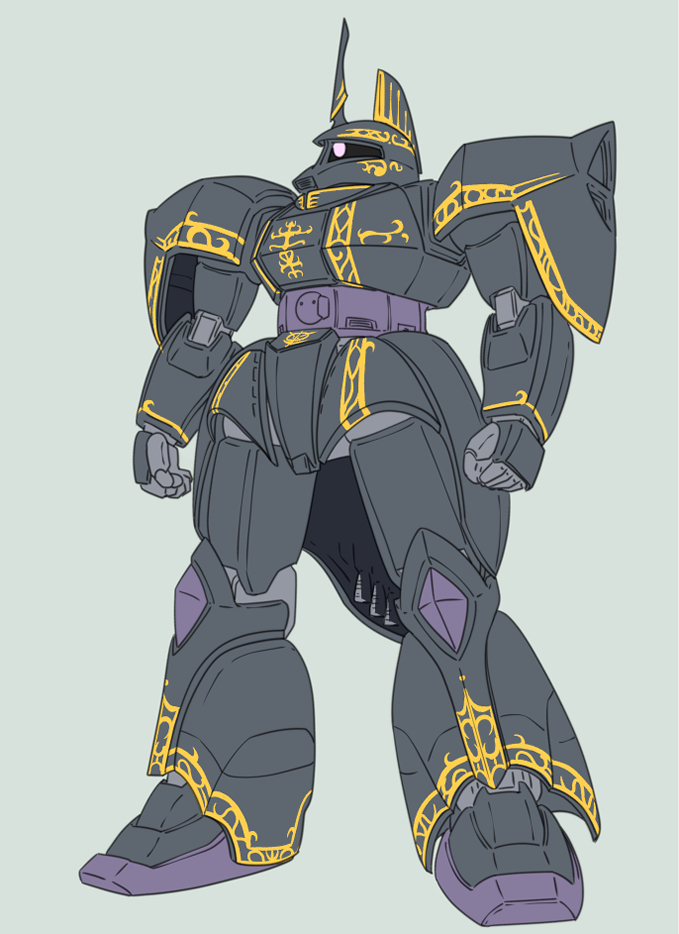 以前描いたキシリア専用ザクとギレン専用MSです キシリアザクはザクⅡ