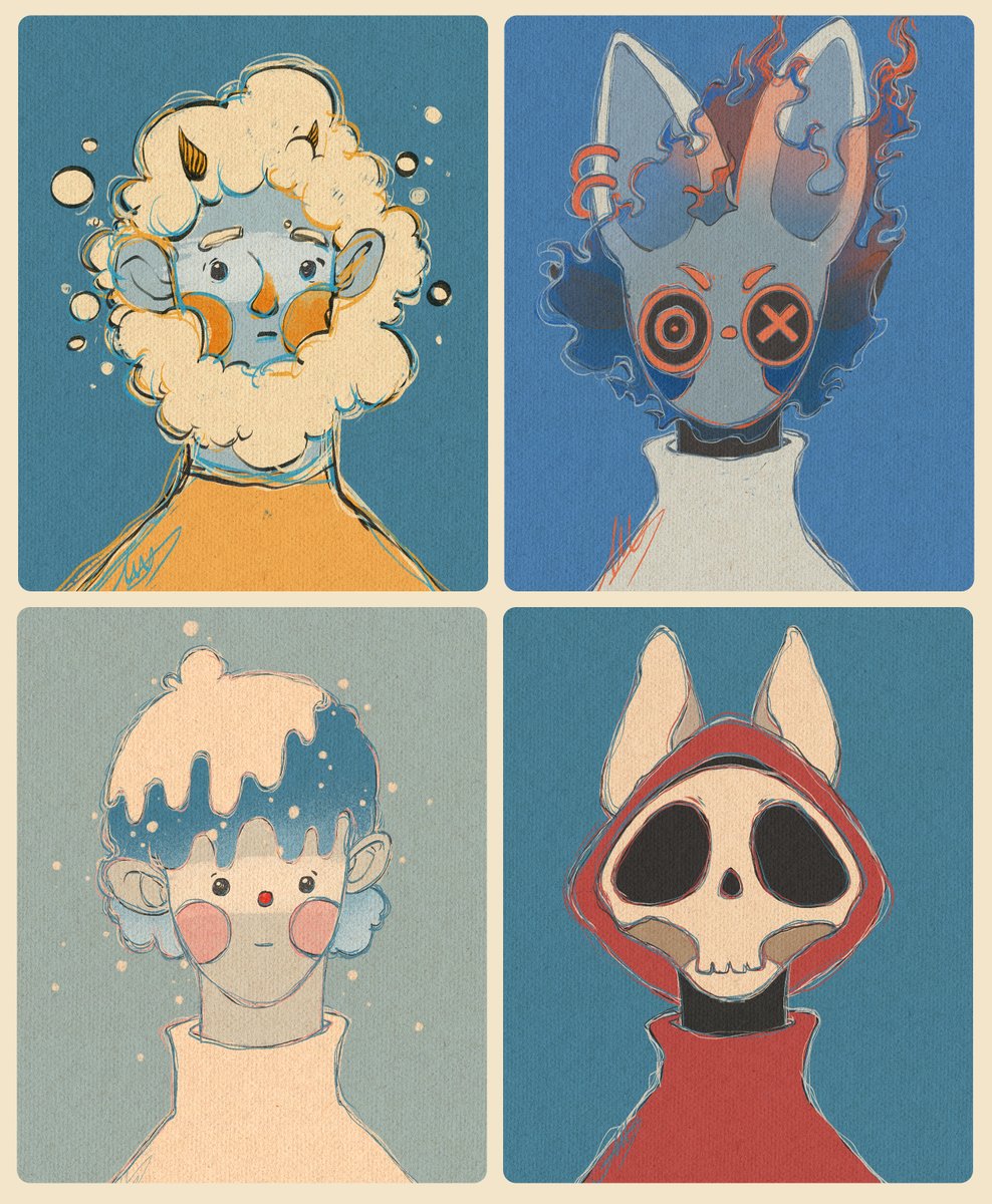 GM my lovely frens💙
still raining here~