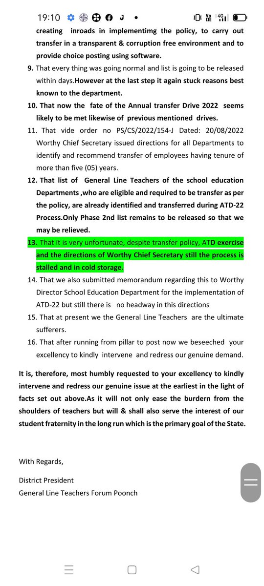 nusratshahsrk's tweet photo. Implement ATD 2022.ATD,ATD,ATD,ATD 
After knocking all the adminstrative path 
Finally hope on honourable LG sab for postive response for transfer policy
Transfer is our Right plz implement ATD 
Stop harrassing Teachers community on the name of Transfer https://t.co/bCViqSscLE
