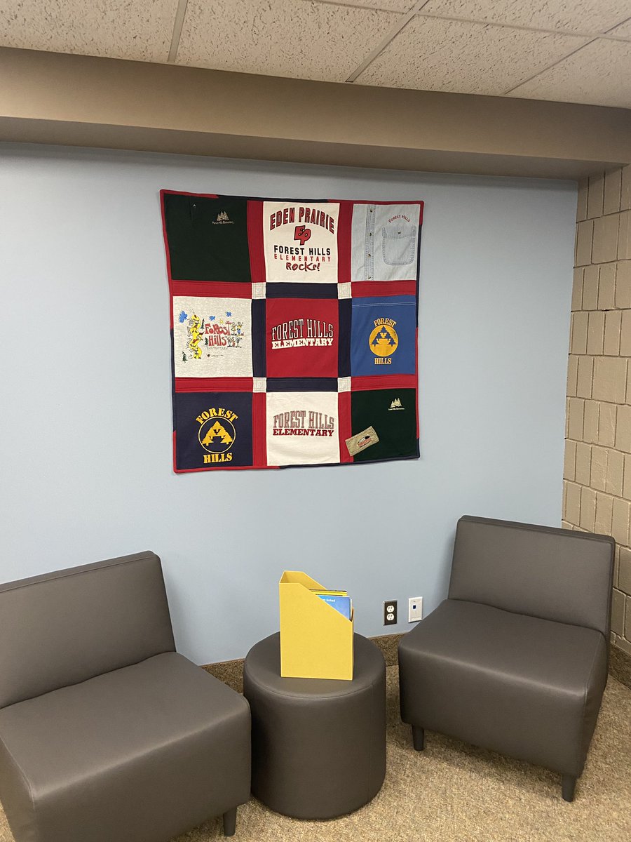 Thanks mom for making an amazing quilt from old Forest Hills shirts! LOVE IT!