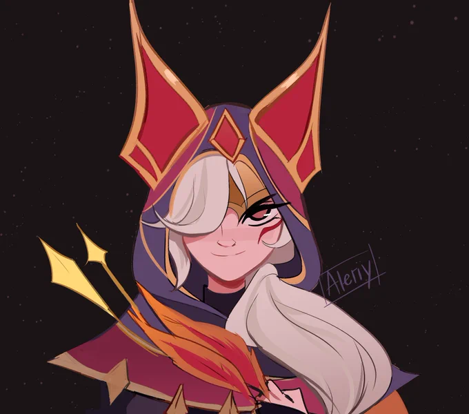 My part of AT with   Arcana Xayah &amp; BA Katarina #artoflegends #LeagueOfLegends #xayah 