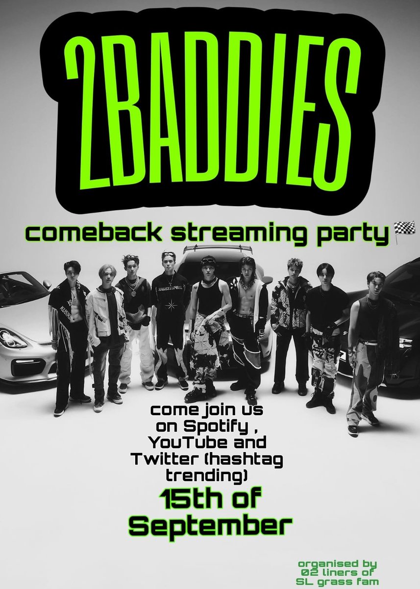 nctzenslk's tweet photo. HEY FAM IT'S 2BADDIES DAY🔥🔥🔥

We have organized a hashtag trending and a video + audio streaming party. We invite all of our friends out there to join us in this event💚🌱 https://t.co/jmcDt5oGyJ