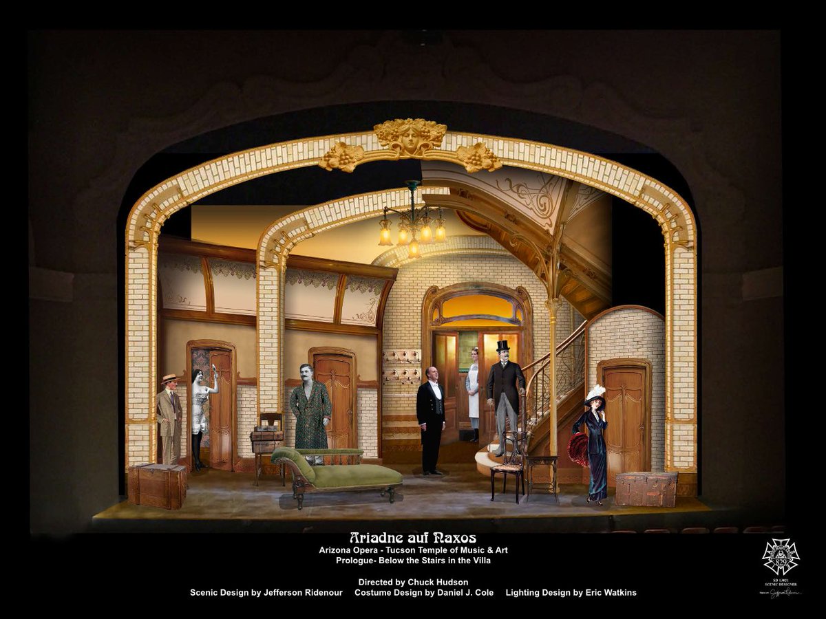 azopera's tweet photo. Get an exclusive look at some of the set renderings of our completely new production of ARIADNE AUF NAXOS designed by Jefferson Ridenour.
Come see them in-person this December as part of our McDougall RED Series.
GET TICKETS: https://t.co/gKJvMRUx0H
#azopera #azoariadne https://t.co/doSToe5GYG