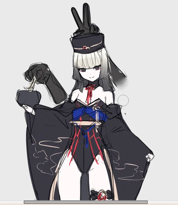 よしバニー化しようぜと思っていざ描いてみたらギャグみたいになってしまったの巻 