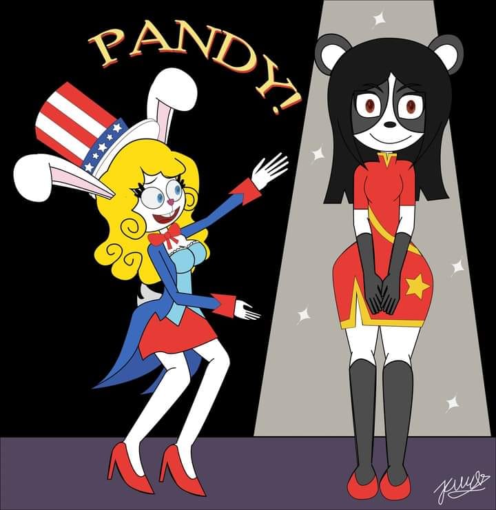 JavierR19517126's tweet photo. Con ustedes la nueva integrante del show de Sally Berry, es blanca, es negra y muy caderona 
Ella es Choco Pandy https://t.co/YljmRpS1LK