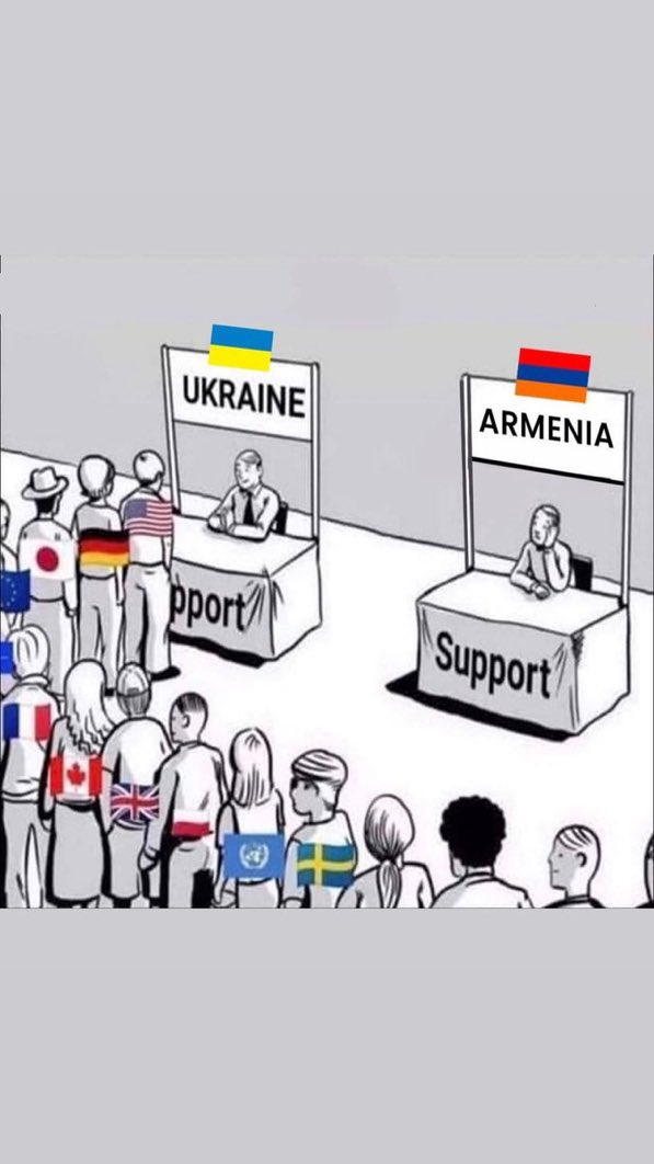 Heartbroken about the news that Azerbaijan is once again carrying out full blown unprovoked attacks against Armenia and killing innocent lives. Even more difficult to accept that the mainstream media turns a blind eye unless it’s a conflict they can benefit from…

🇦🇲🙏🏼