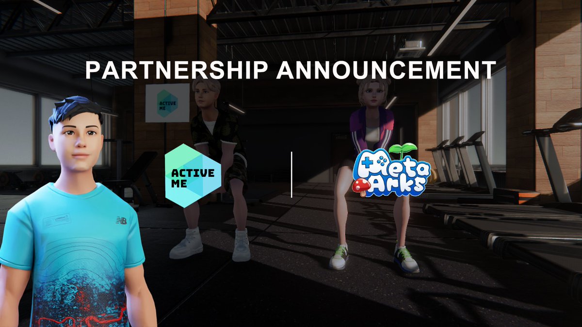 🏋️We are thrilled to announce our #partnership with 
<a href="/Metaarksnft/">MetaArks - Minting</a>

💪Giveaway MetaArks-3D NFT  x 30 !
✅RT,❤️ &amp; Tag 3
✅Follow  <a href="/ActiveMe_App/">ActiveMe</a> &amp;  <a href="/Metaarksnft/">MetaArks - Minting</a>
 
⏰48 hours

#Giveaways #fitness #SocialFi #NFTCommunity