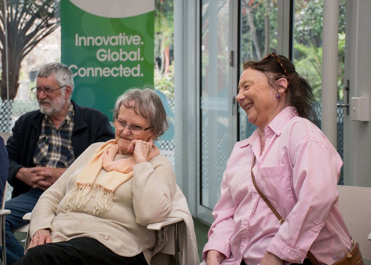 Always a pleasure to host visiting groups in our LifeLab® at @TonsleySA. This week, we met with the wonderful Brighton Parkinson's Support Group, to chat about living with Parkinson's, and how #codesign can inform more relevant, likeable products and solutions for older people.