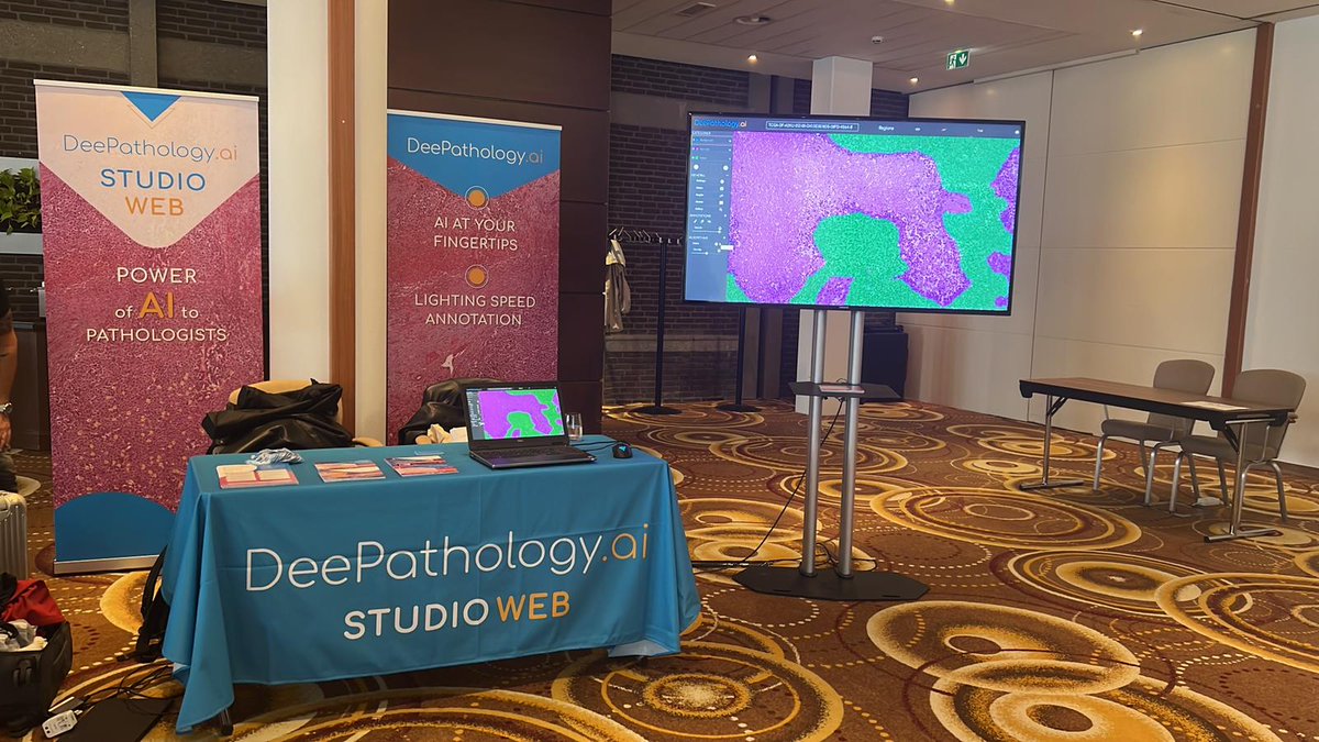 Are you at #ESTP2022 in Maastricht ?
If yes, I invite you to see the DeePathology.ai STUDIO WEB in action for #AI solutions creation at our booth.
Then, you can dance the night away at the Congress Dinner with DJ Rico !

#makingtechnoandproud