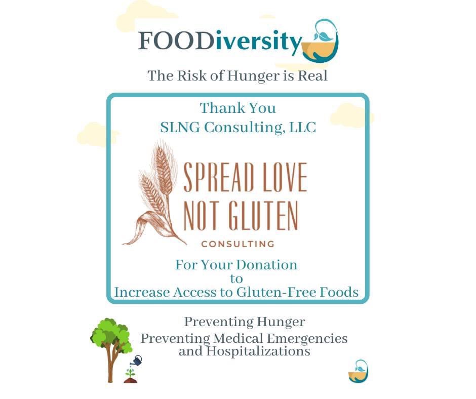 FOODiversityOrg's tweet photo. #FOODiversity was the @bullcitycidery Gluten-free Market Nonprofit Beneficiary! Check out #SLNG's "Gluten-Free 101" 9/22, 7:00-9:00 https://t.co/S9vI0wvWd1
(assistance with course tuition: tricia@slngconsulting.com) #foodinsecurity #glutenfree #celiac #SafeFOODsCostMore https://t.co/oWKLdfrCV7