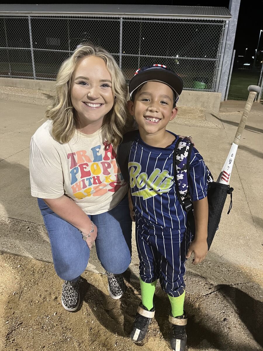Went to a scholar’s baseball game last week where he won the game ball! The next day in class he gave it to me!! 

Alvarado really does have the best scholars around! Made my teacher heart grow tremendously! ❤️ #AlvaradoExcellence