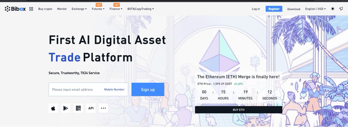 #ETH #Merge #Bibox 
Are you excited about ETH Merge?
Buy ETH now: bibox.com/en/exchange/ba…

The Ethereum Merge is becoming an occasion for celebration on top of all the speculation.