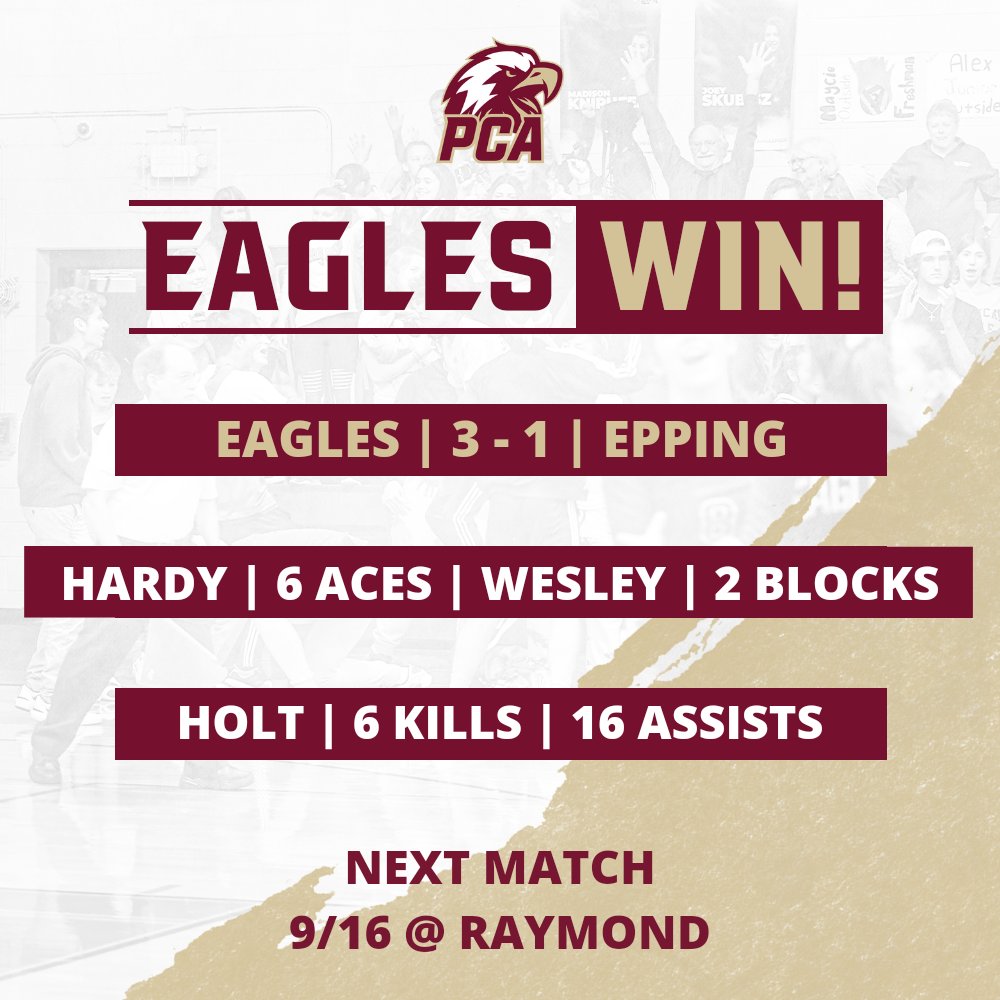 PCA Volleyball tweet media
