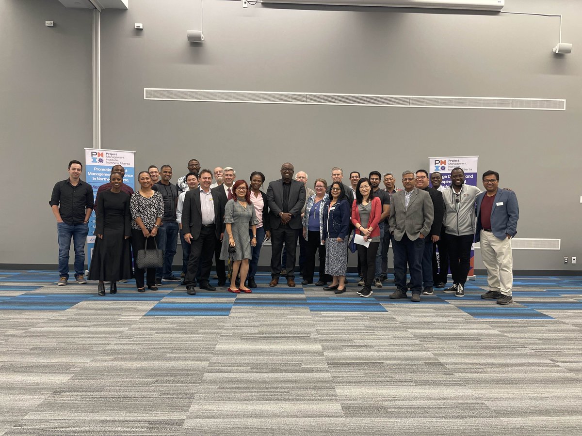 PMI_NAlberta's tweet photo. #monthlymeeting #PMINAC #inperson #engage #valuedmembers #NAIT #goodfood #goodtopic #educational #thankyou https://t.co/AdUUH8uxY5