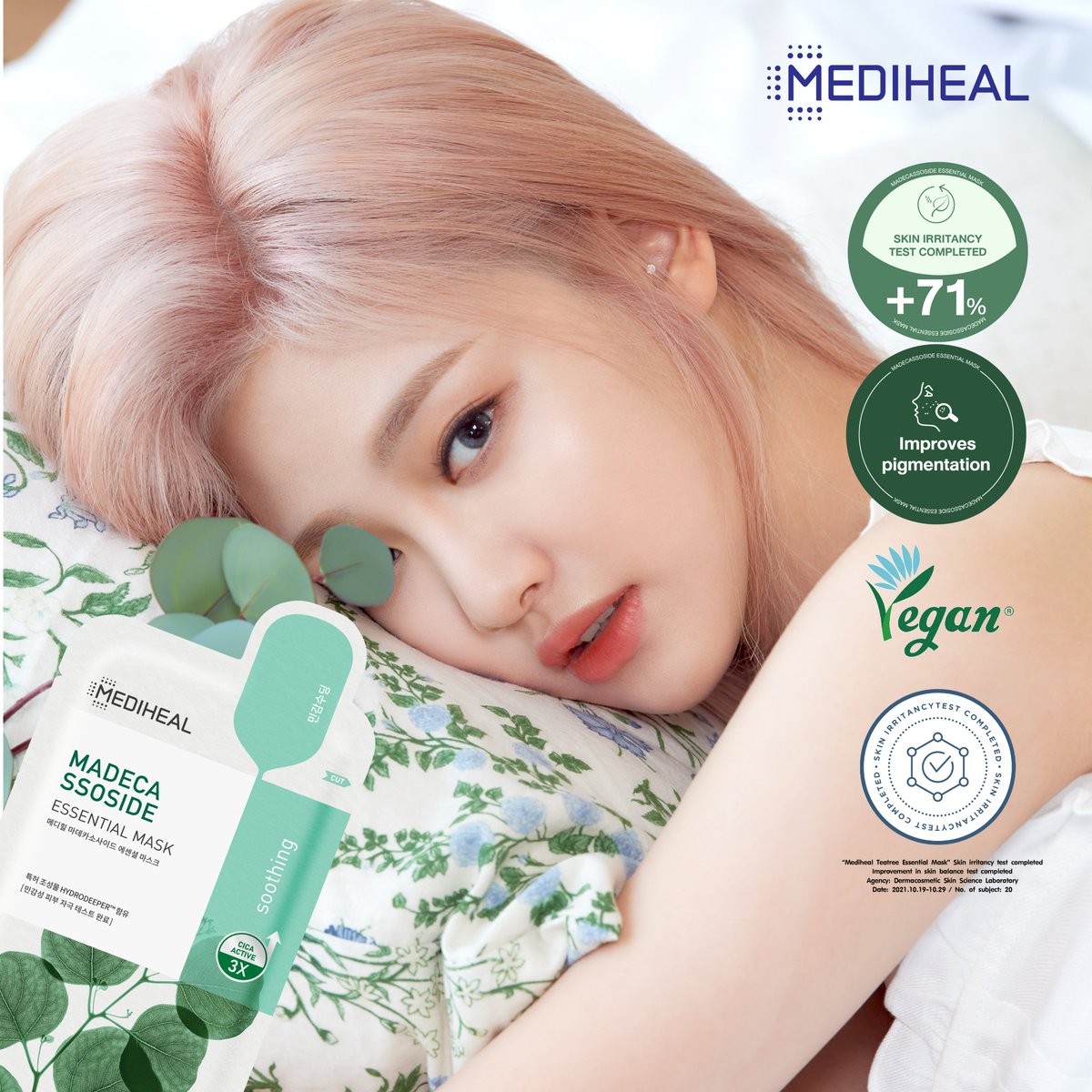 Mediheal_TH's tweet photo. เผยผิวสวยสะดุดตาเหมือนหนิงหนิง🦋
ใหม่!🍀MEDIHEAL MADECASSOSIDE ESSENTIAL MASK #สูตรเคลียร์ผิวสิวยุบ ลดสิวอักเสบ รอยแดงรอยดำจากสิวจางลง
#Mediheal #Medihealxaespa #MedihealThailand
#aespa #æspa #NINGNING
#SHEETMASK #No1KoreanMask
#Essentialmask #ครบสูตรหยุดทุกปัญหาผิว
#WatsonsTH https://t.co/8m8xZxsI4R