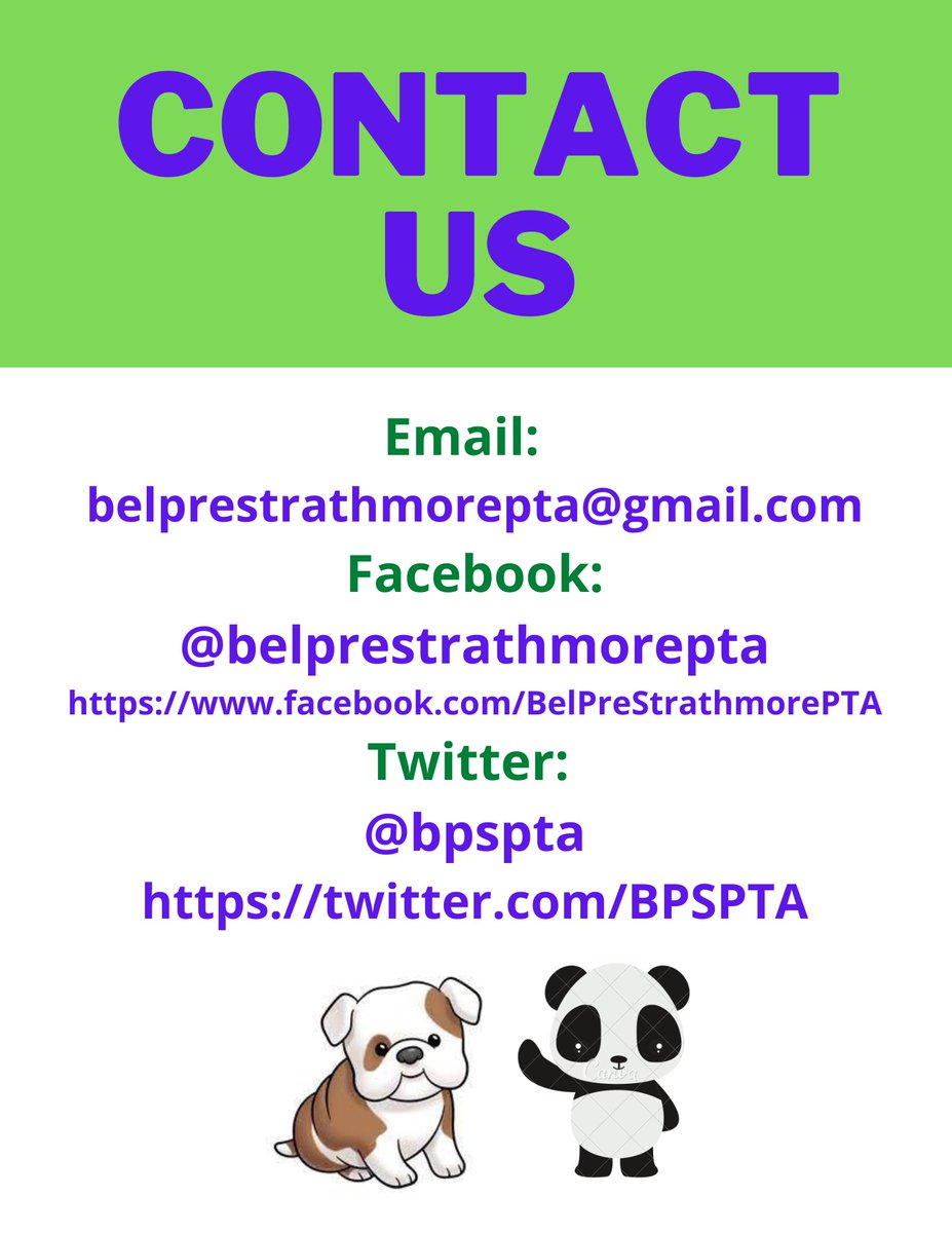 BelPreStrathmore PTA (@bpspta) on Twitter photo 