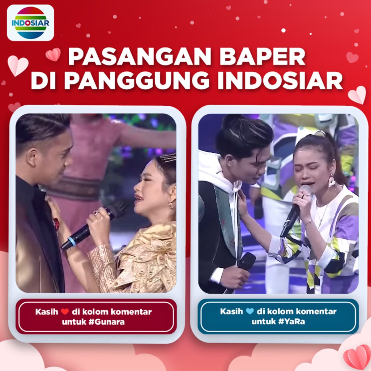 Indosiar's tweet photo. Mimin penasaran nihhh!! Kalian tim manaaa?๐๐๐ป
Komen:
โค๏ธ untuk #GunaRa
๐ untuk #RaYa
.
.
#IdolaIndosiar
#DAcademy5 https://t.co/3dRw9XHQ4A