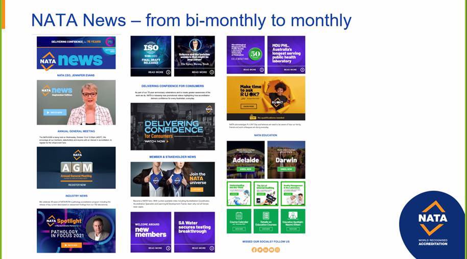 Came for the #Biobanking ISO20387 discussion and stayed on to hear all about <a href="/NATAAUS/">NATA</a> marketing. You can sign up to get news monthly and join the NATA universe.