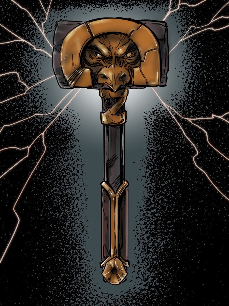 Doom is composed of a solidified variant of Dark Matter, weighs about 200 lbs, and is indestructible.  Its material density allows it to rechannel and amplify massive amounts of EFE. #Weapon #majestic #comics #comicbooks #indiecomics #illustrationartist #ComicsGate