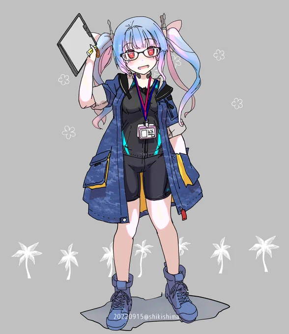 pixivFANBOX を更新【期間限定全公開】伊19と駄日報 伊19+潜水艦隊用サマーコート。眼鏡なし版も作りました次回更新まで鍵あけてるのでどなたでもどうぞ 