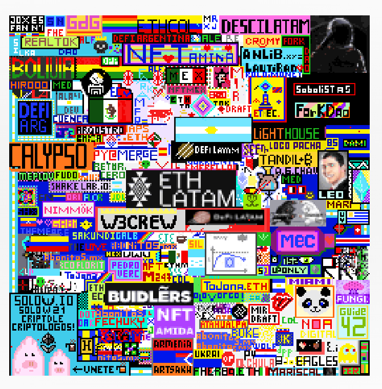 _LeMinion_'s tweet photo. Quedo lindo el lienzo!!
@ethlatam
#PoapArt https://t.co/5TeeT5lvXw