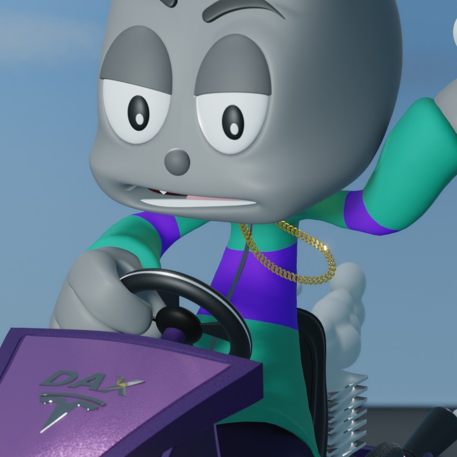 DaxDudes's tweet photo. Dax @Tesla Kart! 
AVAILABLE on @opensea check this piece out with some of the others! ✨🚀 

#NFTCommuntiy #Ethereum #DaxDudes 
https://t.co/XHdGSA067w https://t.co/Y2zTNPAmnT