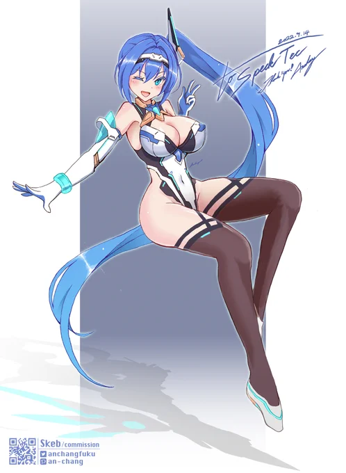 【完成その2】アリッサちゃん 装備差分/メカ解説#Skeb #Commission 