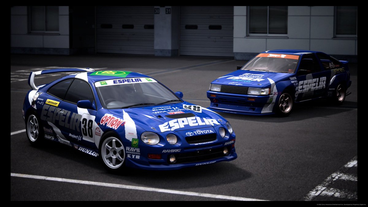 TKcarenjoy's tweet photo. ESPELIR V-OPT セリカ

この頃まだマナPさんが走ってた時代
とても懐かしい(*^^*)

カラーリングもマナPさんデザイン‼️
#PS4share 
#GT7 #GT7Livery 
#GT7PureScapes 
#GranTurismo7 
#OKDgames撮影班
#ESPELIR #Droop #圭オフィス
#VOPT https://t.co/AJDMMLBn28