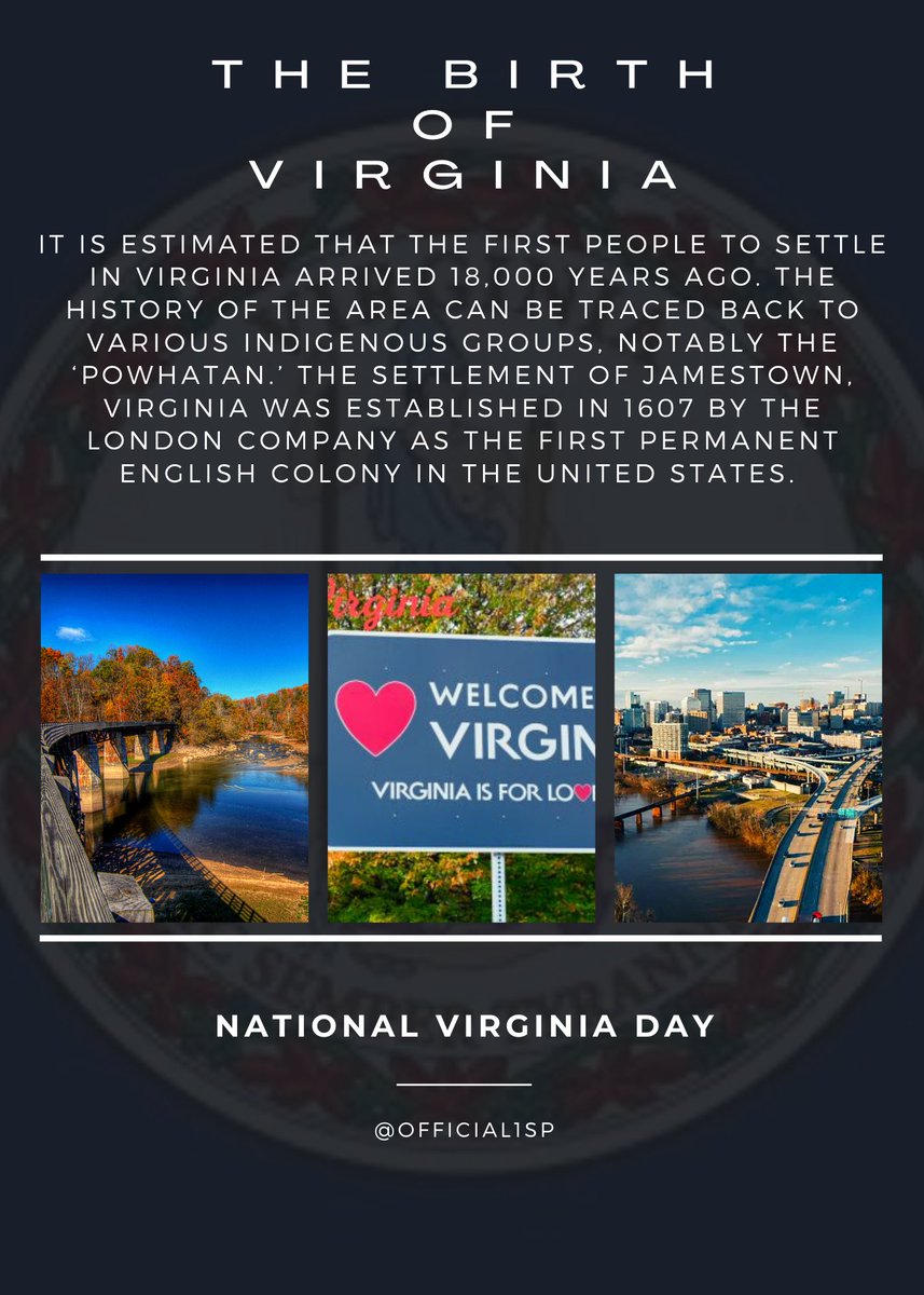 1spQuotes's tweet image. On September 14th,  Virginia, formally the Commonwealth of Virginia, became a state in the United States located on the Atlantic Coast. On this day, 1SP  looks at the people, places, &amp;amp; flavors in Virginia. 
#official1sp #1sp #Virginia #ForLovers #OldDominion #OurGreatVirginia