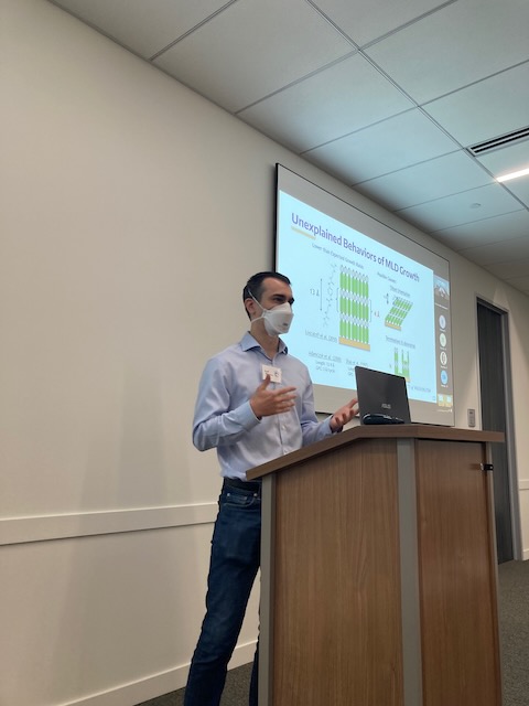 EltonGraugnard's tweet photo. Prof. David Bergsman (@DavidBergsman) from @UWChemE kicked off our Surface Analysis '22 symposium @PNNLab with a great talk on atomic layer processing. #ALProc #MLDep #ALDep https://t.co/p0dC11TQZz
