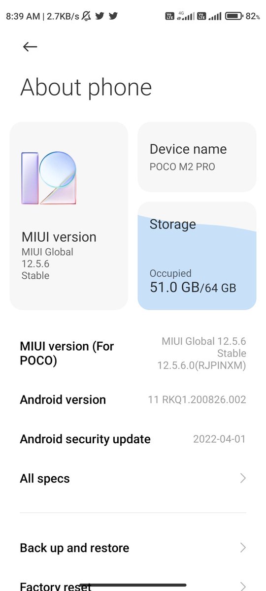 Adas56390's tweet photo. Hello MI, Till Date 15th September there are no miui 13 update on POCO M2 PRO Last 5 months there are no update on my device POCO M2 PRO was scheduled For MIUI 13 update in Q3 of 2022 But it's got Last month of Q3 of 2022 but no update are Released!Very disappointed😕😒 https://t.co/HEozeFE1QR