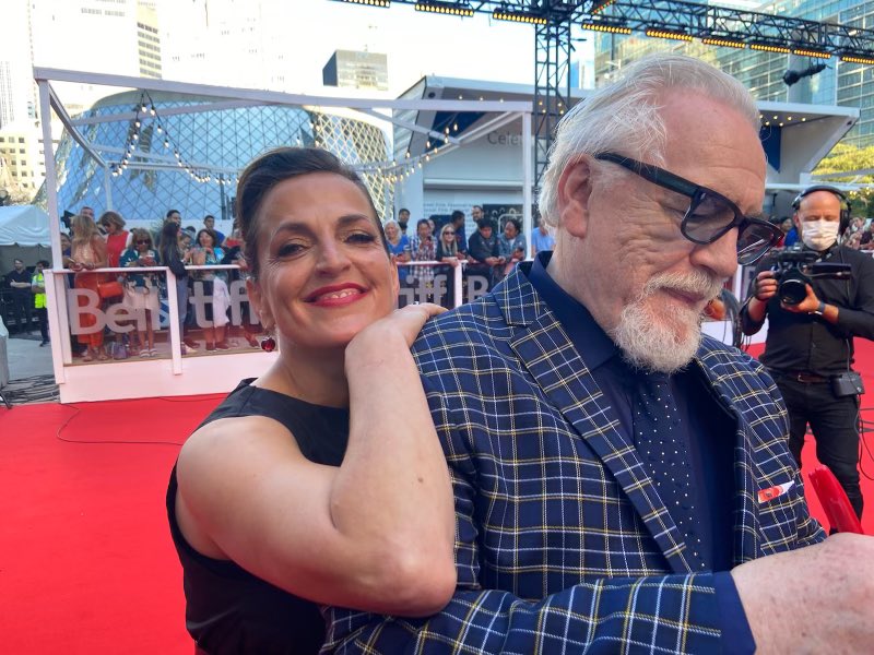 SheilaCwp86o's tweet photo. #TIFF22 Awesome red carpet experience tonight. We saw #prisonersdaughter starring #BrianCox, #KateBeckinsale and the cutie and talented kid #ChristopherConvery. Brian’s wife is the reason I got my earlier selfie. She pulled him over before he went to the press line. Grateful. https://t.co/FpIDL5Wp9V