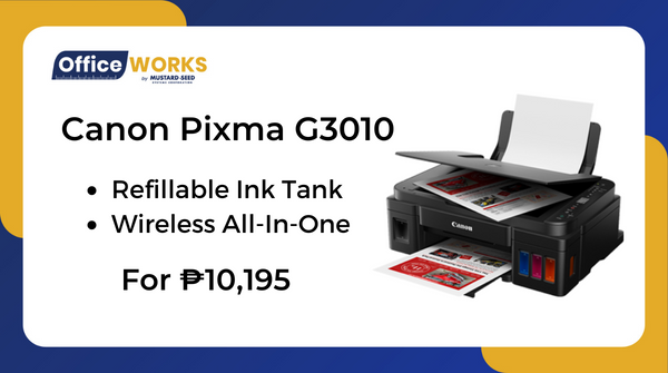 officeworks_ph's tweet photo. Refillable Ink Tank Wireless All-In-One for High Volume Printing. Designed for high volume printing at low running cost.
#canonprinter #officeprinter #officeworksphilippines https://t.co/yfoXFQ9hZm