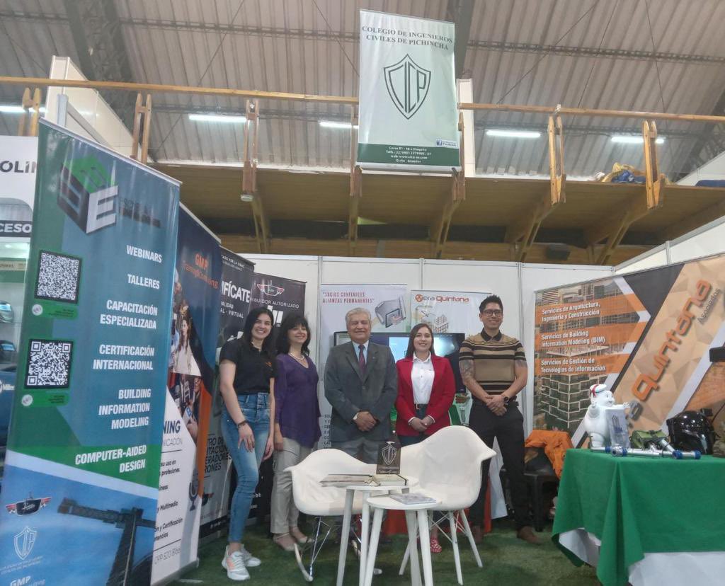 CICPichincha's tweet photo. El 14 y 15 de septiembre de 2022 el Colegio de Ingenieros Civiles de Pichincha (CICP) se encuentra en el STAND No.6 de la #ExpoConstrucción2022, invitamos a participar donde obtendrás mejores productos, ofertas especiales y excelentes capacitaciones. https://t.co/bzW7oB8c57