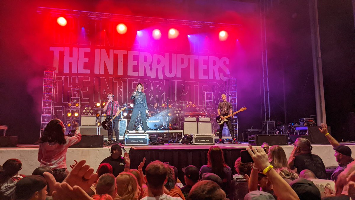 Peace, Love, Punk Rock! Thanks for the awesome show! <a href="/Interruptweets/">The Interrupters</a> <a href="/AimeeIntrrupter/">Aimee Interrupter</a>