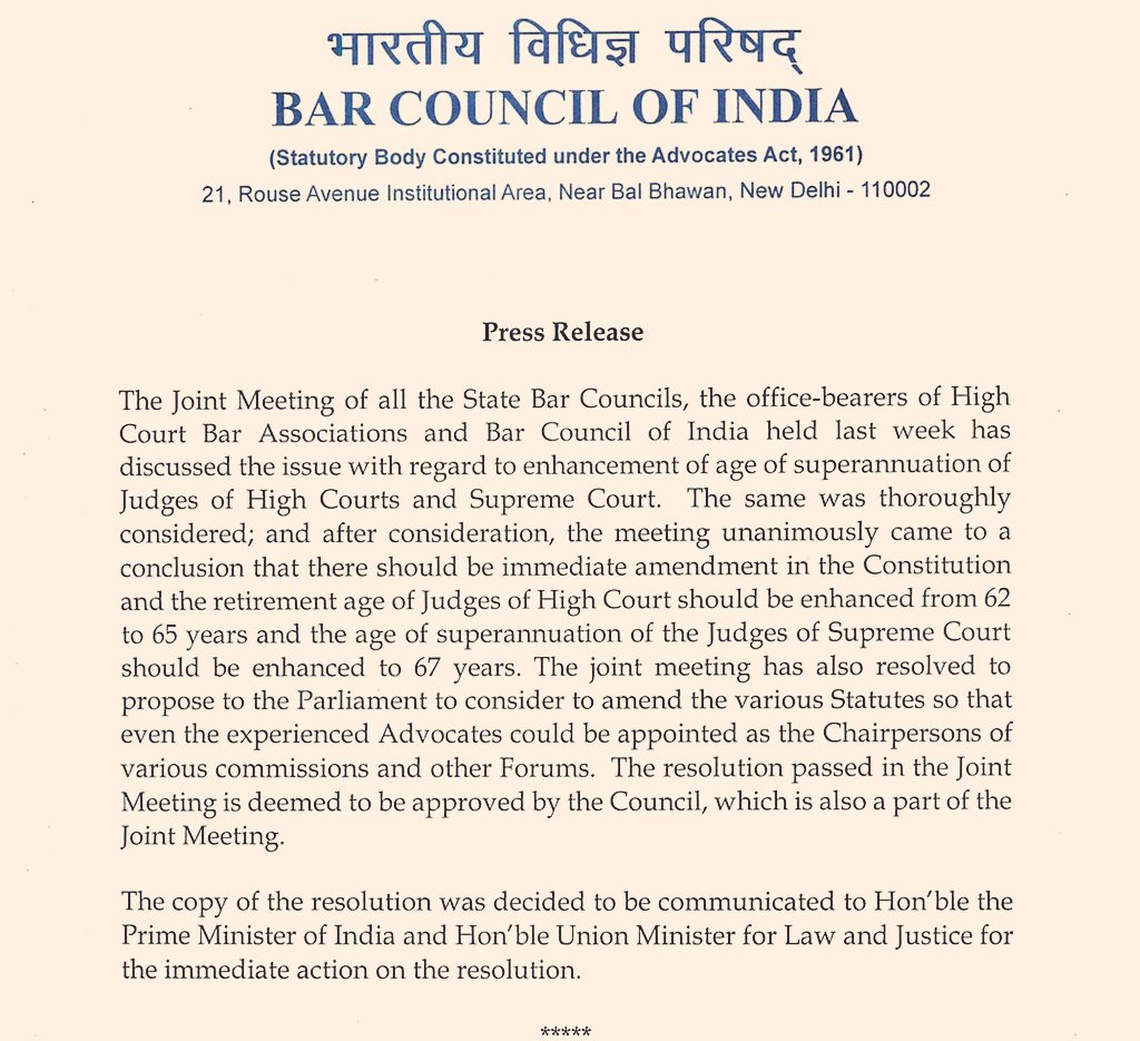 Bar & Bench on Twitter "A joint meeting of all the state bar councils