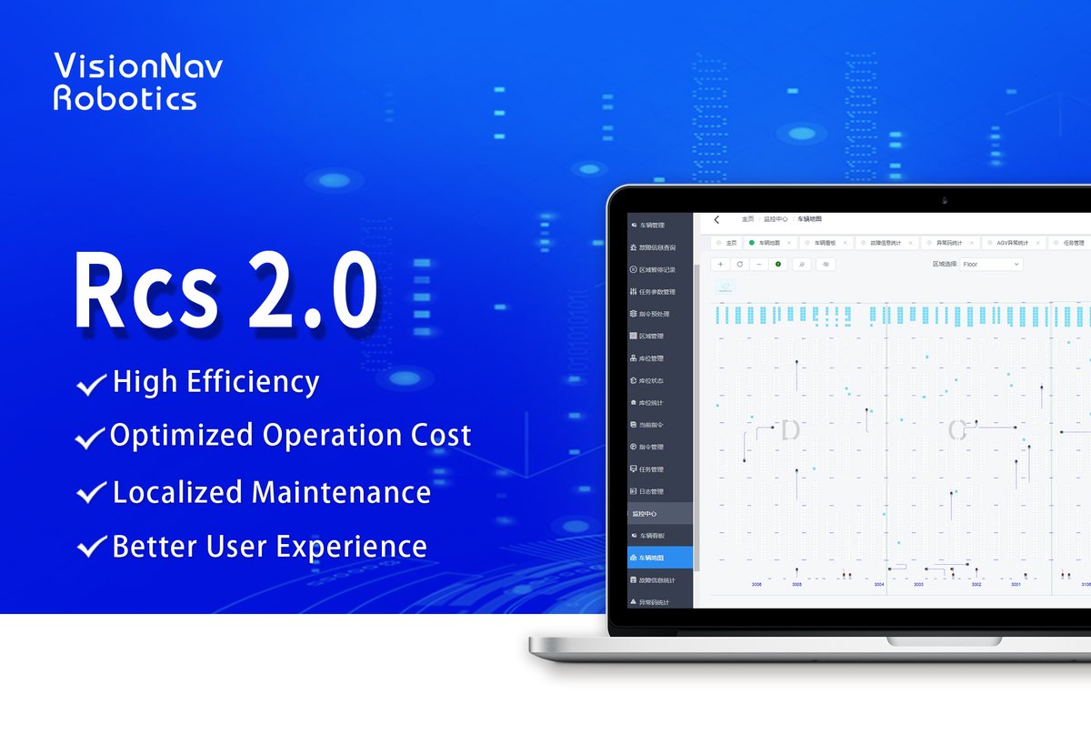 VisionNavbot's tweet image. 🔥 We are excited about the recent upgrading of #VisionNav &apos;s #RCS 2.0, which empowers logistics automation with higher efficiency and better user experience!
More details about our newest logistics system👇
lnkd.in/gvVXDxqA
#logisticssystems #agv #forklift