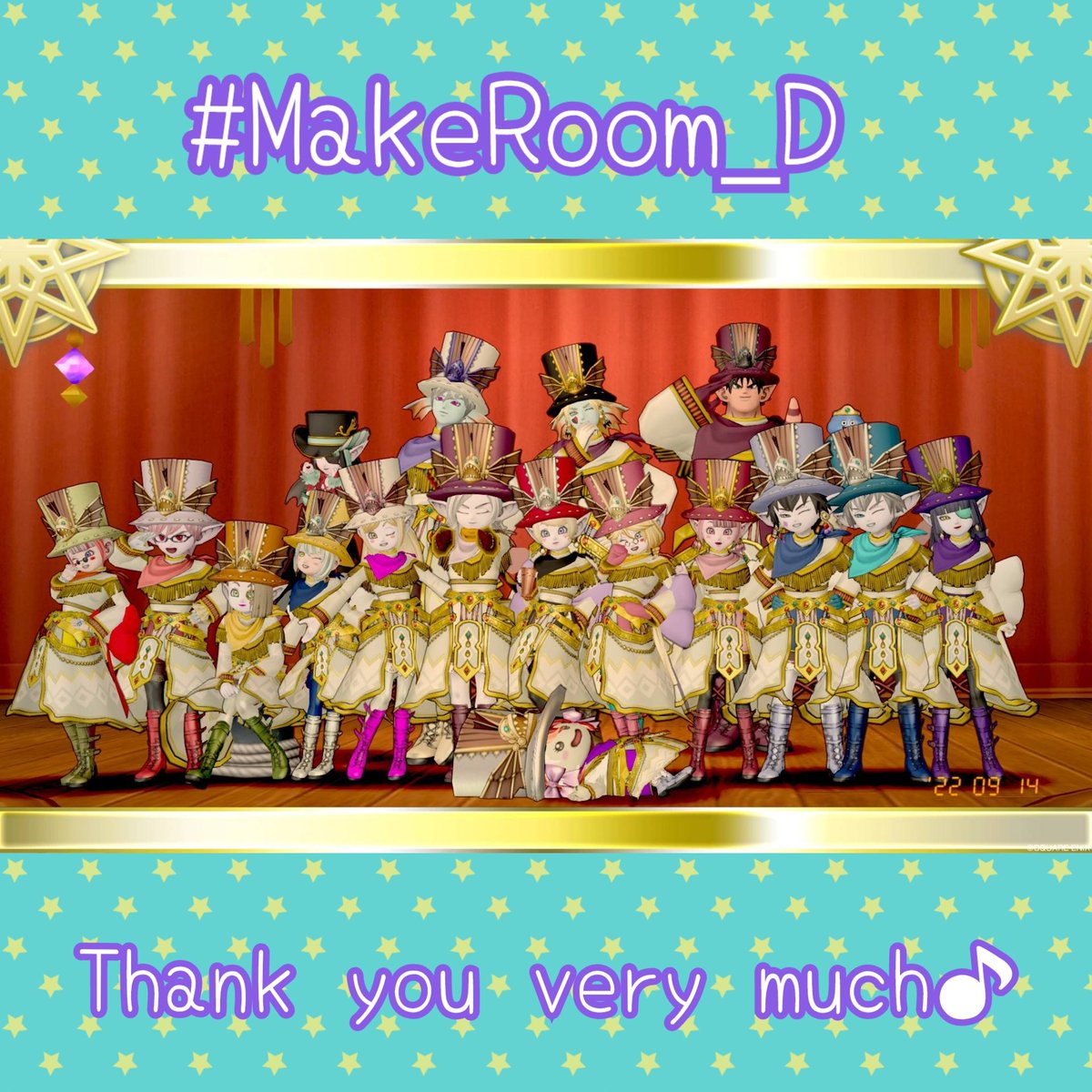 2018_dqx0107's tweet photo. 一昨日はめいく解散前、
最後のあつまりでした( ´•̥ω•̥` )
約2年半お世話になったルームなので解散が押される瞬間が一番寂しかった(*p´д`q)゚。
またいつかみんなで集まれる機会が
できたらいいなぁと思います٩(*˙︶˙*)۶
#MakeRoom_D https://t.co/e4fqrOEY8P