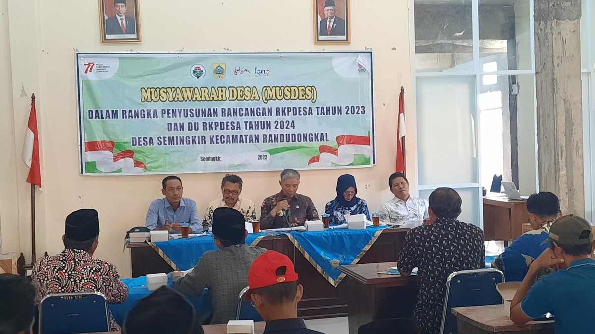 Ds_Semingkir's tweet photo. MUSRENBANGDESA
Dalam rangka pembahasan Rancangan RKPDesa tahun 2023
Desa Semingkir Kec. Randudongkal
@puspindes @dinpermasdespml @ganjarpranowo https://t.co/mtmFZn4le8