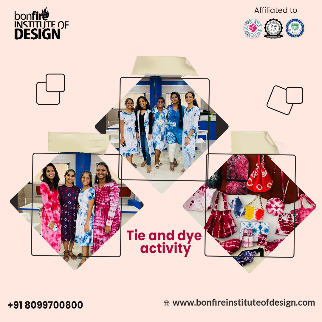 Tie and Dye activity by Students Of Bonfire Institute Of Design 
#fashiondesign #interiordesigner #bonfireinstituteofdesignhyderabad #degreecollege #bonfireinstituteofdeisgn #degreecourses #interiordesigning #bonfire #interiordesign #bonfireinstitute #bonfireinstituteofdesign