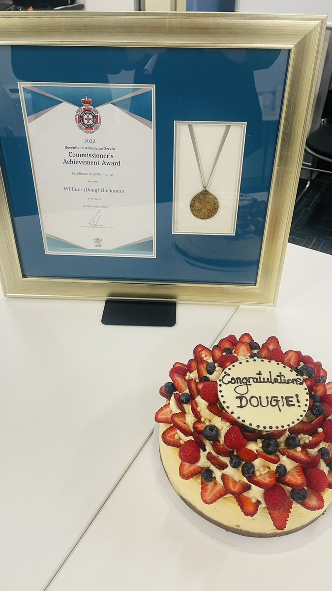 QASBrisbaneNth's tweet photo. Metro North’s very own Doug Buchanan, was the winner of the ‘Excellence in Performance’ award as part of the 2022 Commissioner’s Achievement Awards! Well done Dougie, we couldn’t be prouder! 🚑 👏🏻 @QldAmbulance @QASBrisbaneNth https://t.co/78keg9qp8n
