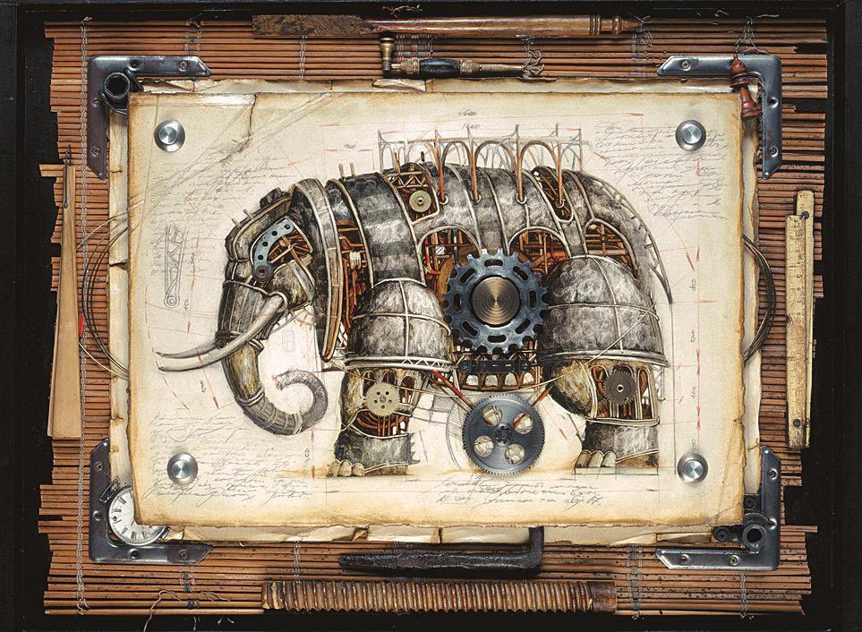 BaddiesJimmy's tweet photo. A machine elephant https://t.co/NktVkF6xA4