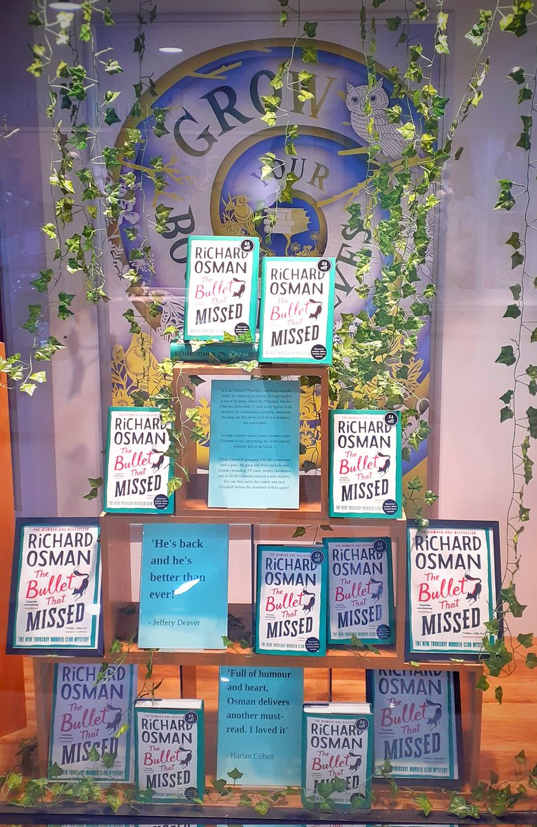 My window display for 
#TheBulletThatMissed by @richardosman.