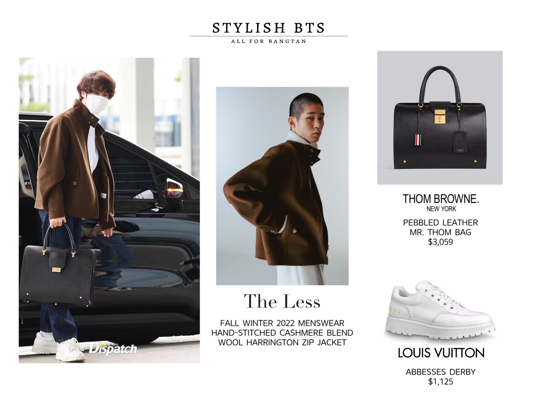 Stylish·BTS on X: 221024 #BTS JIN at Incheon International Airport #JIN  Louis Vuitton @BTS_twt #방탄소년단  / X