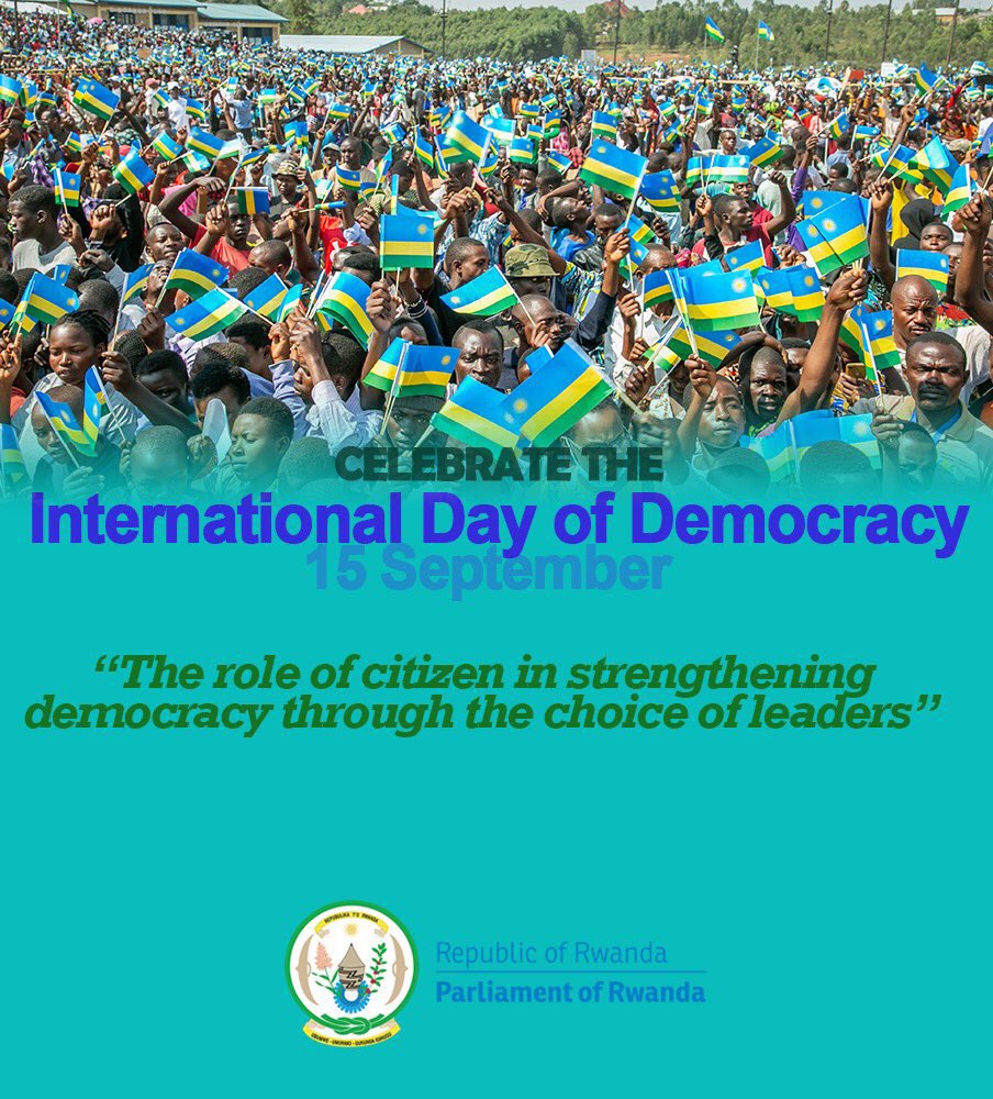 RosyIgirimpuhwe's tweet photo. Happy international day of Democracy 

#Justice 
#role of Citizens through the choice of Leader https://t.co/LRz8cNbdlW