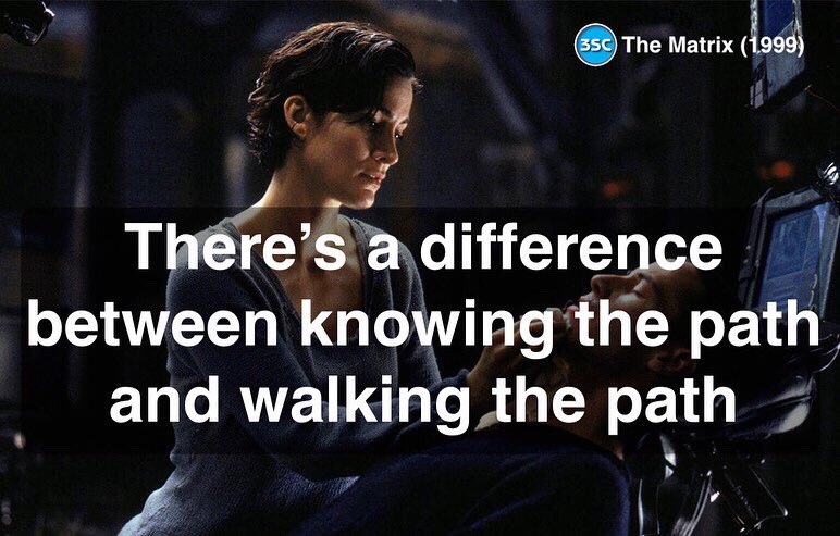 3SC17's tweet photo. The Matrix (1999)
#TheMatrix
Directors &amp; Writers #LillyWachowski #LanaWachowski
Stars #KeanuReeves #LaurenceFishburne #CarrieAnneMoss
#اقتباس #اقتباسات #اكسبلورر #اقوال #حكم
#3SC #Inspiration #Life #Saying #Love #Truth #BestMovie #Cinema
#Explorer #Viral #Quotes #HighlyRecommeded https://t.co/pcOQz1xP0G