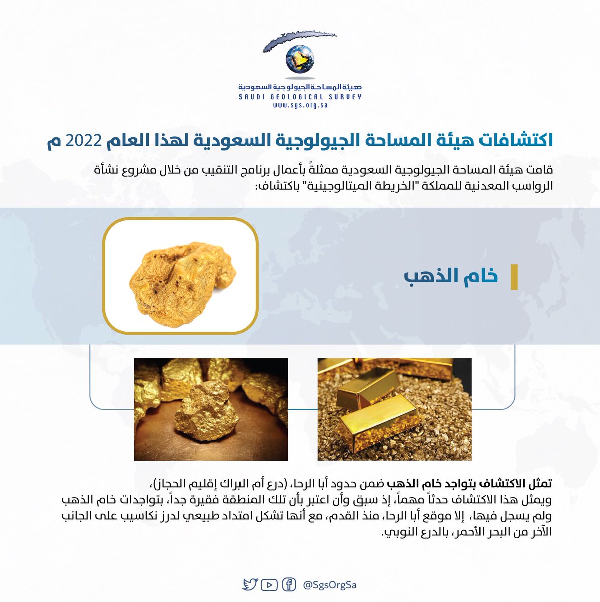 هيئة المساحة الجيولوجية السعودية tweet media