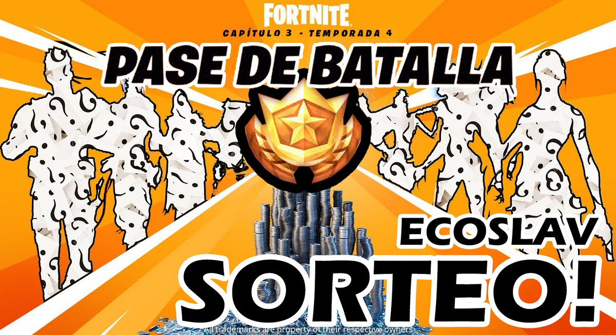 ecoslav_'s tweet photo. ⭐SORTEO OTRO PASE DE TEMPORADA 4⭐
Para participar:
-Seguirme en Twitter y TIKTOK (ECOSLAV_)🐦🎵
-Darle Like y Retuit a este tweet👍🔀
-Mencionar TRES amig@s en este tweet y poner tu nombre de tiktok!🫂
🎁17 DE SEPTIEMBRE (SI HA SALIDO EL PASE) SE REALIZARÁN LOS SORTEOS🎁 https://t.co/QxIpu86j01